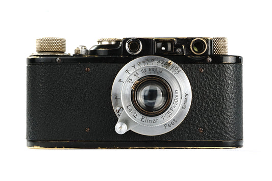 Leica II Model D – Black Finish with Leitz Elmar 50mm f/3.5 - SLM