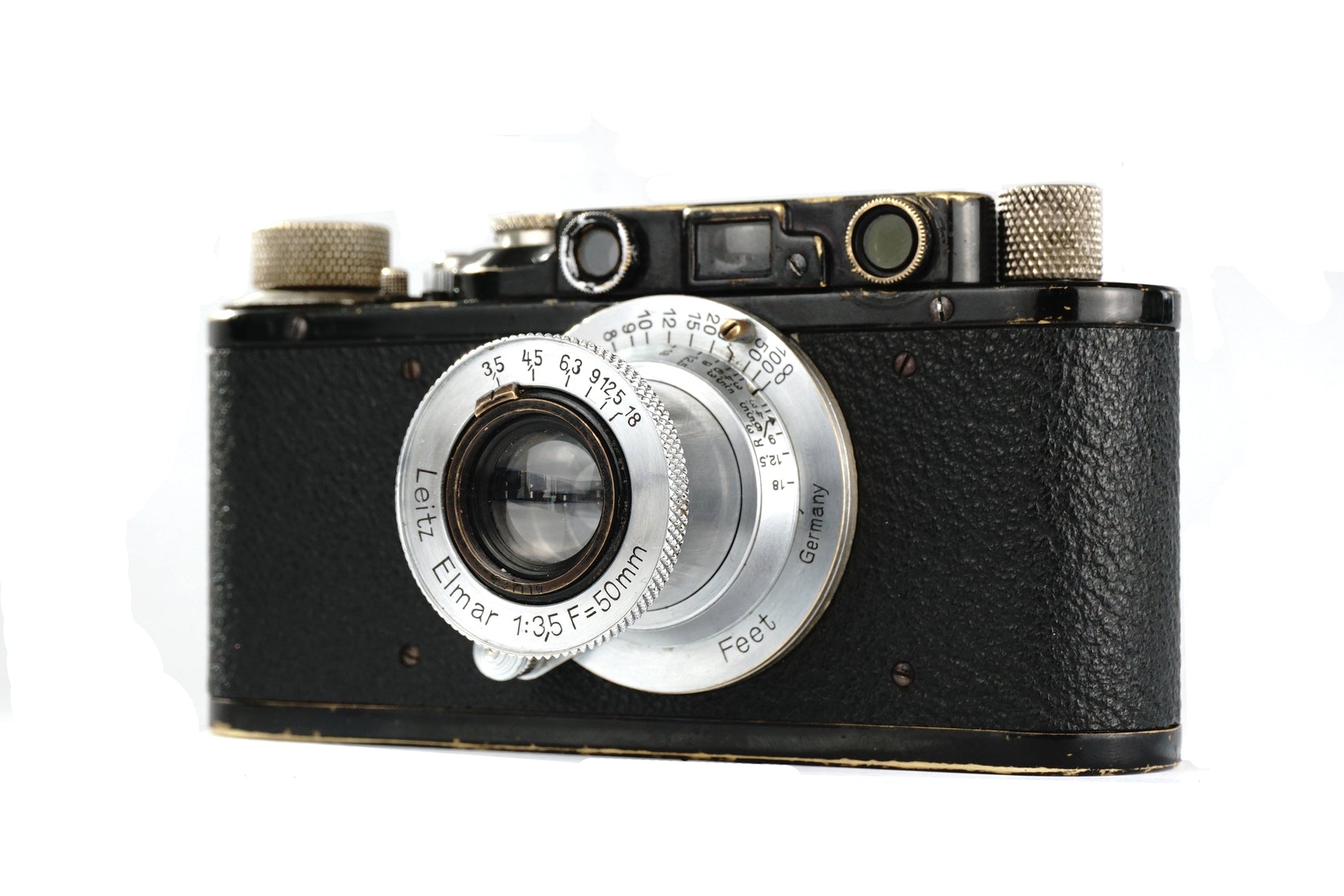 Leica II Model D – Black Finish with Leitz Elmar 50mm f/3.5 - SLM