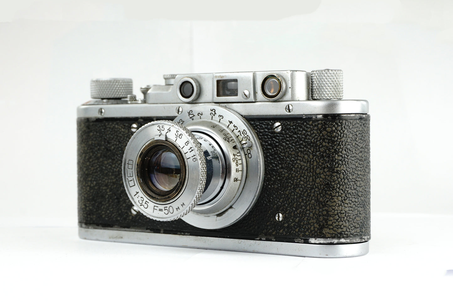 Zorki 1 Model C - with Industar-10 50mm f/3.5 Lens - SLM