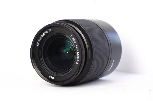 Sony Lens A-Mount 18–70mm f/3.5–5.6 Zoom Lens