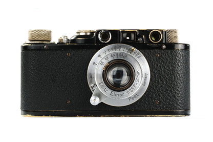 Leica II Model D – Black Finish with Leitz Elmar 50mm f/3.5 - SLM