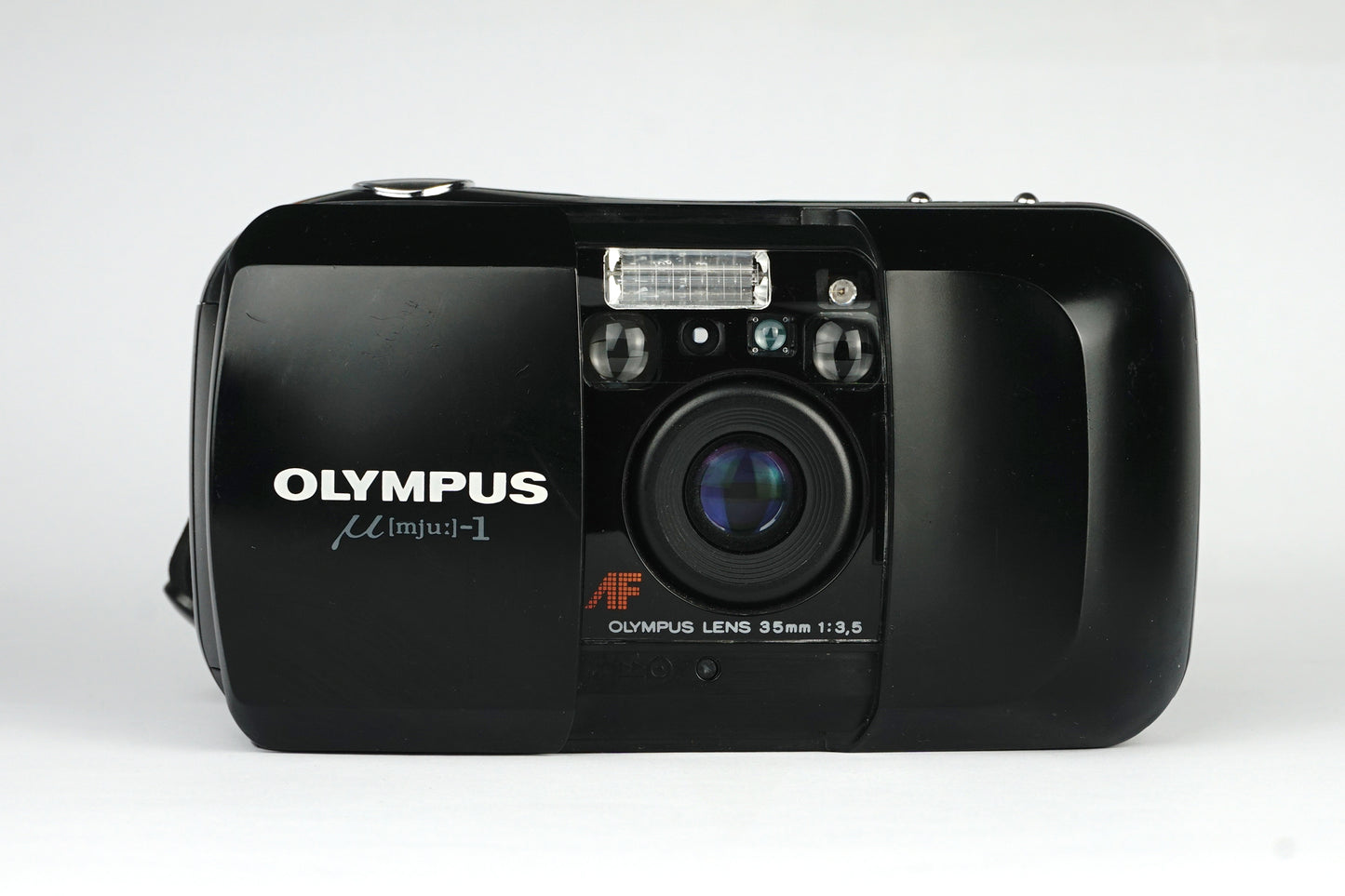 Olympus µ[mju:]-I Quartz Date 35mm Film Camera - SLM