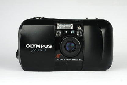 Olympus µ[mju:]-I Quartz Date 35mm Film Camera - SLM