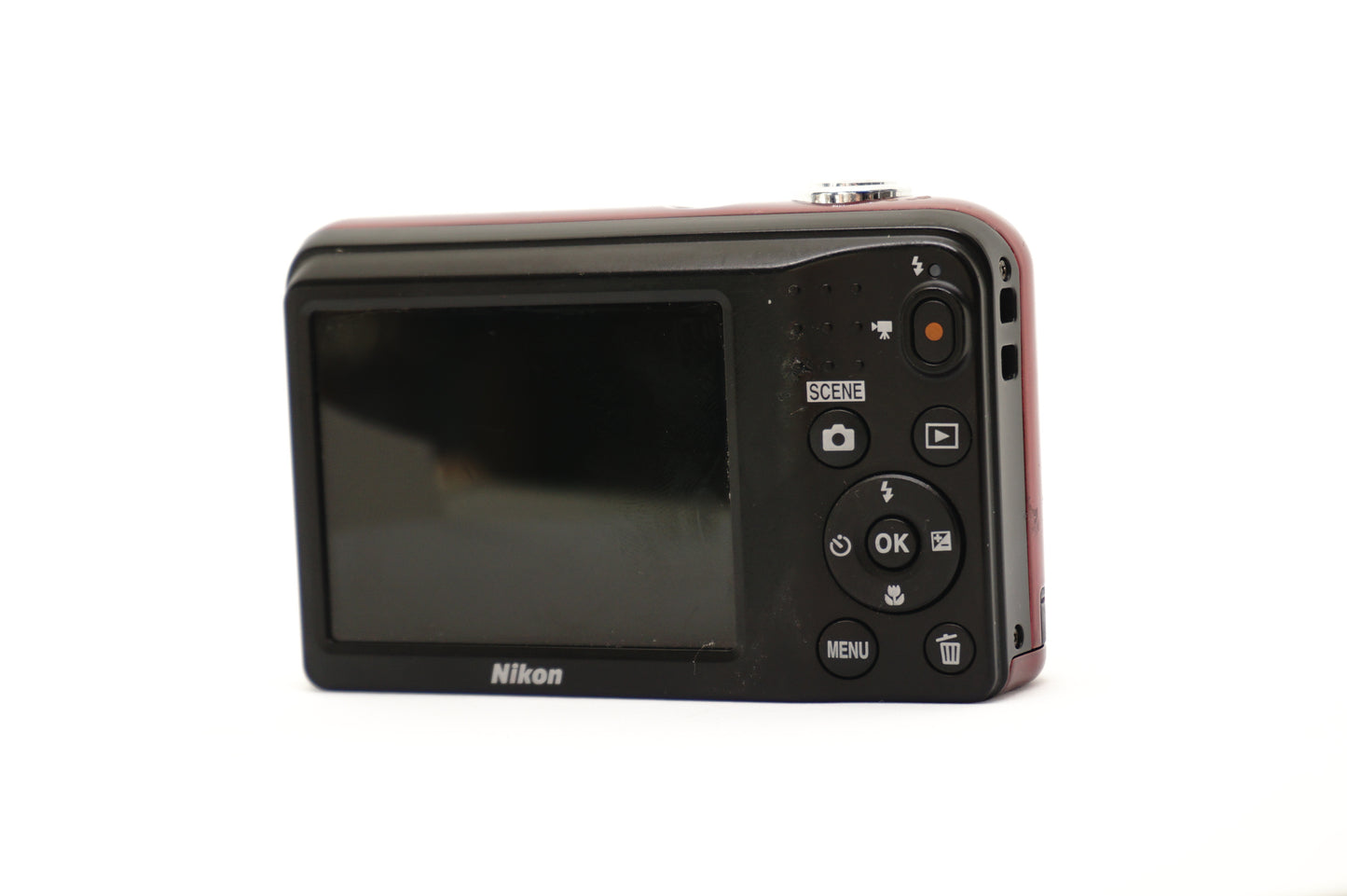 Nikon Red Compact Digital Camera image 3