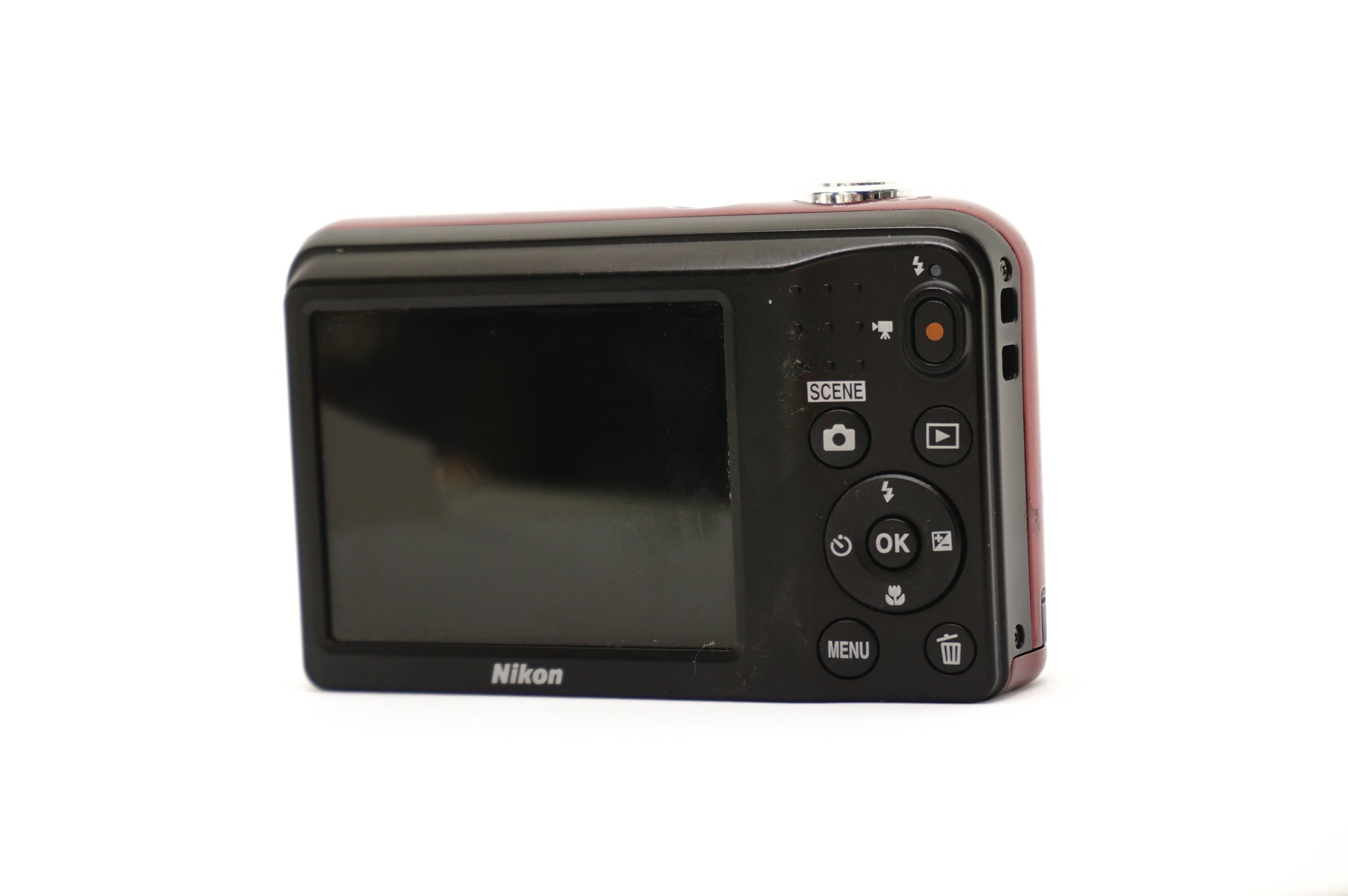 Nikon Red Compact Digital Camera image 3