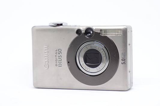 Canon IXUS 50 Silver Digital Camera image 1