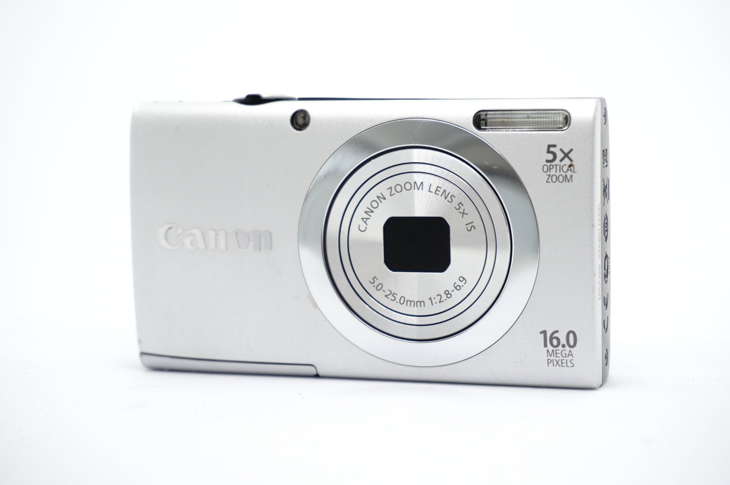 Canon Silver 5X Zoom Compact Digital Camera image 1