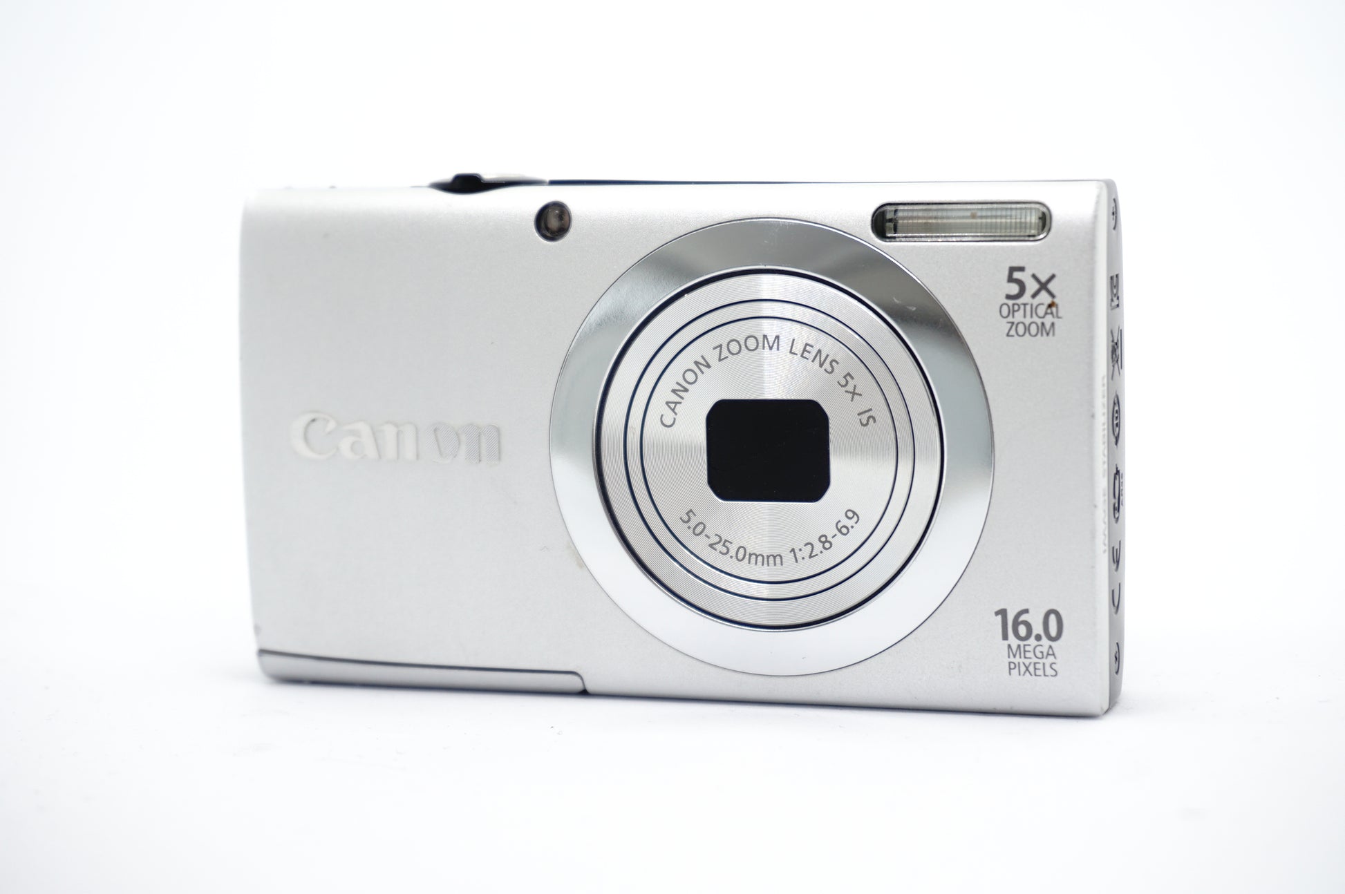 Canon Silver 5X Zoom Compact Digital Camera image 1