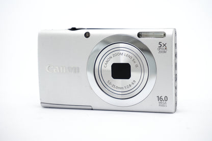 Canon Silver 5X Zoom Compact Digital Camera image 1