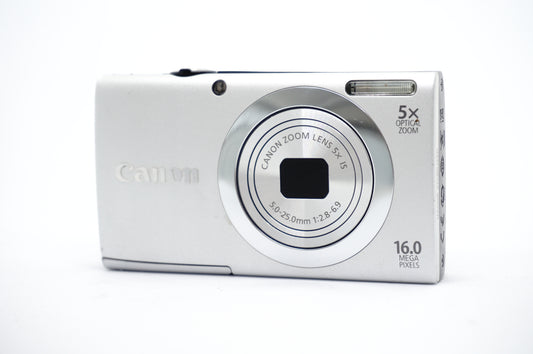 Canon Silver 5X Zoom Compact Digital Camera image 1
