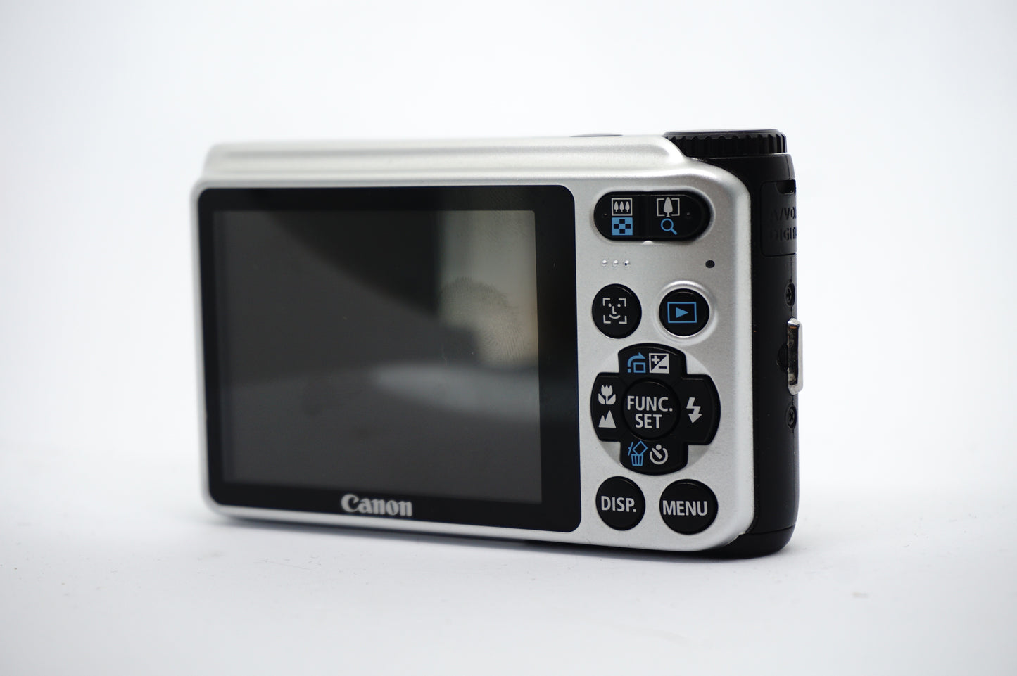 Canon White Black Lens Compact Digital Camera image 4