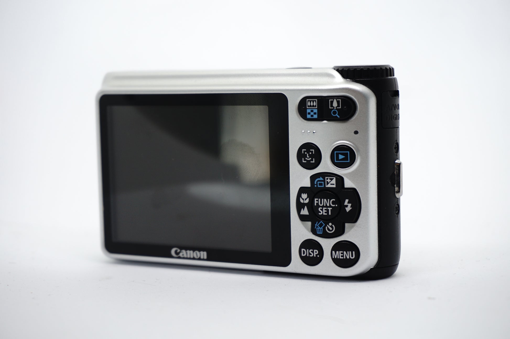 Canon White Black Lens Compact Digital Camera image 4