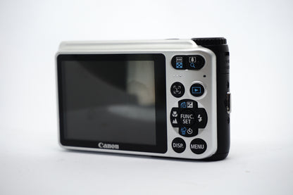 Canon White Black Lens Compact Digital Camera image 4