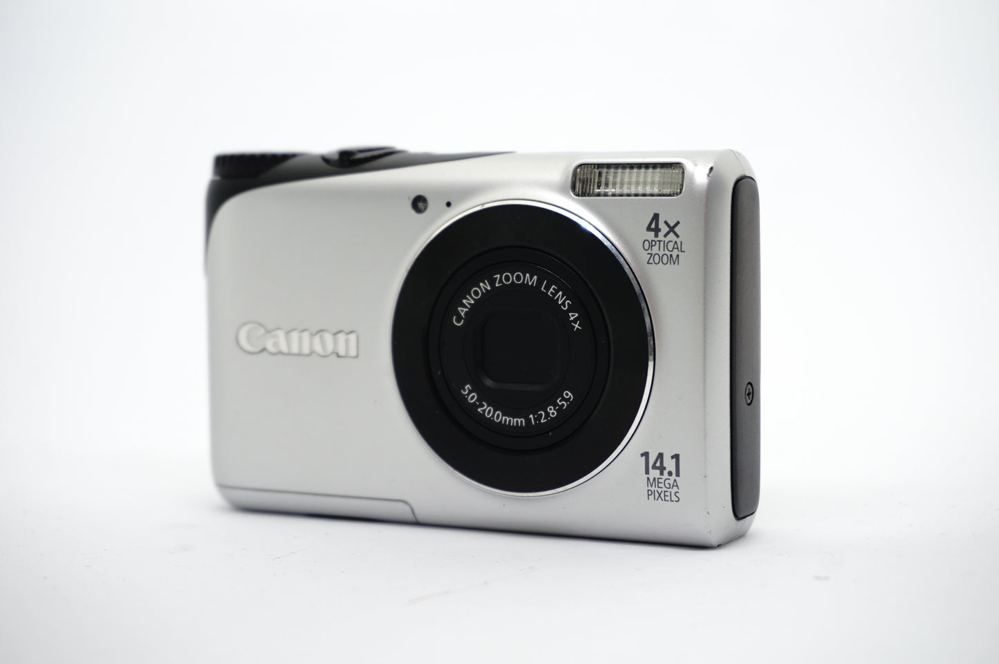 Canon Silver Black Lens 14MP Compact Digital Camera image 1