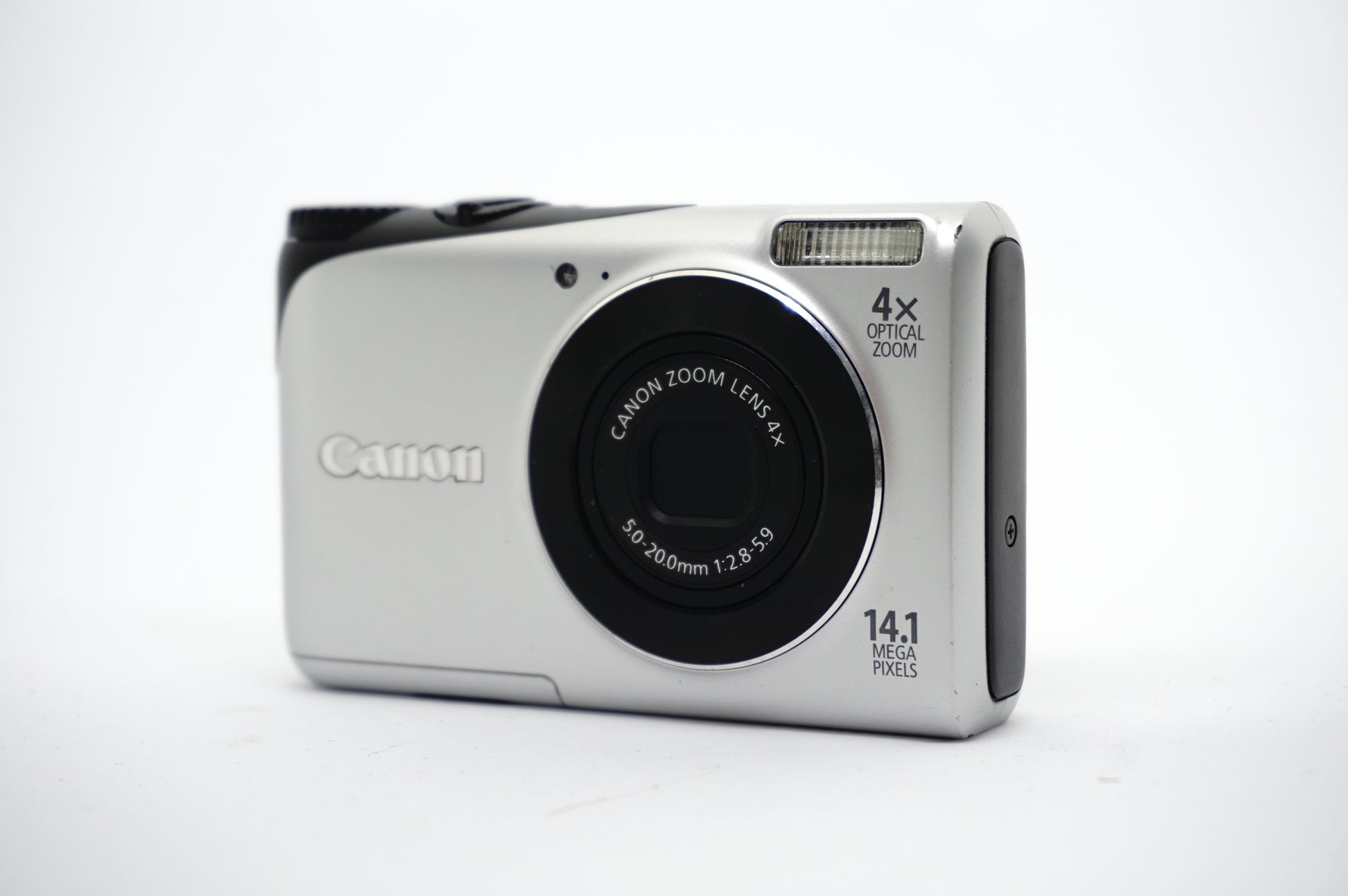 Canon Silver Black Lens 14MP Compact Digital Camera image 1