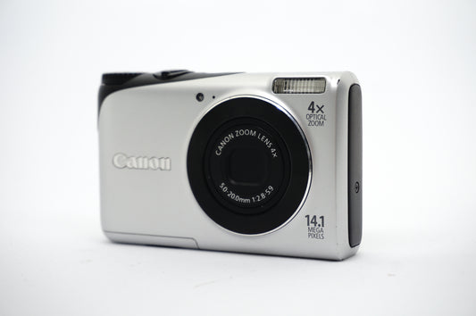Canon Silver Black Lens 14MP Compact Digital Camera image 1