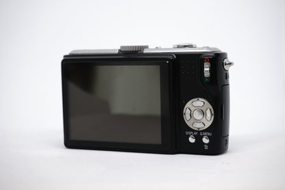 Panasonic Lumix Black 10X Compact Digital Camera back view
