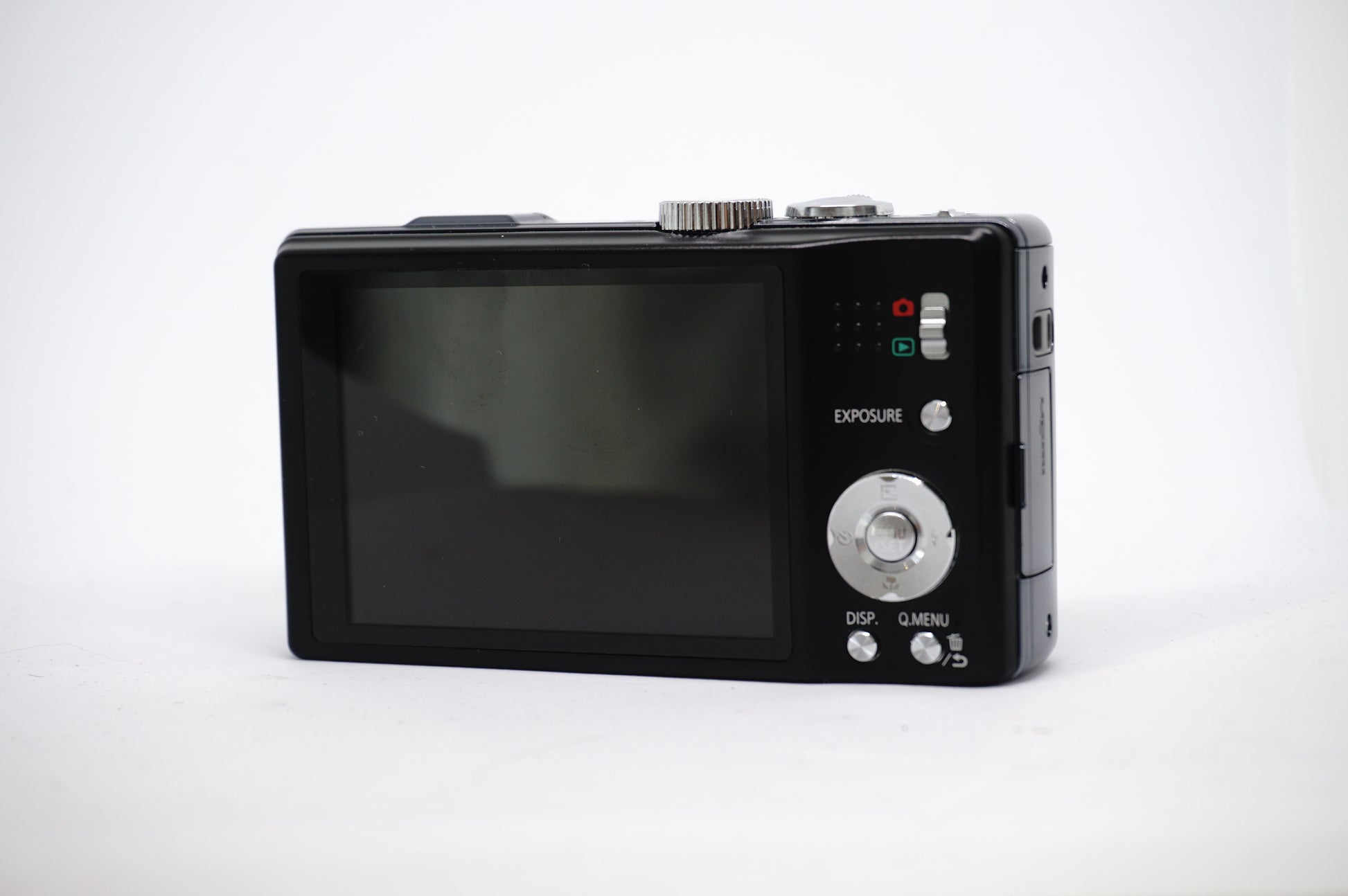 Panasonic Lumix Black 16X Compact Digital Camera back view