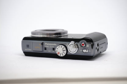 Panasonic Lumix Black 16X Compact Digital Camera top view