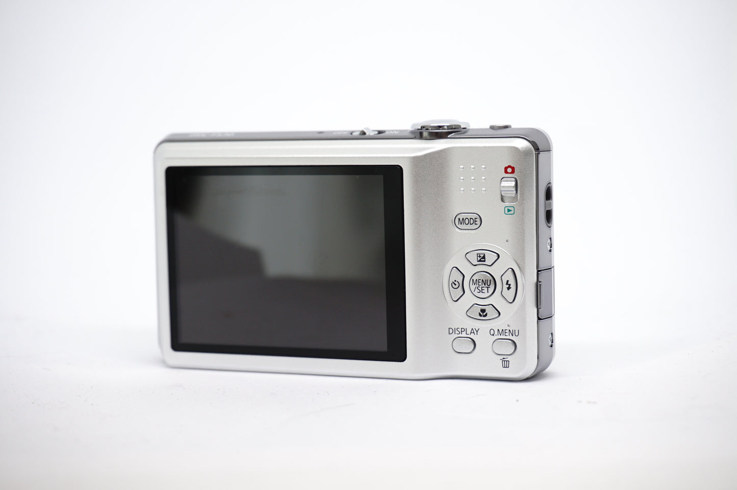 Canon Silver 8X Compact Digital Camera back view