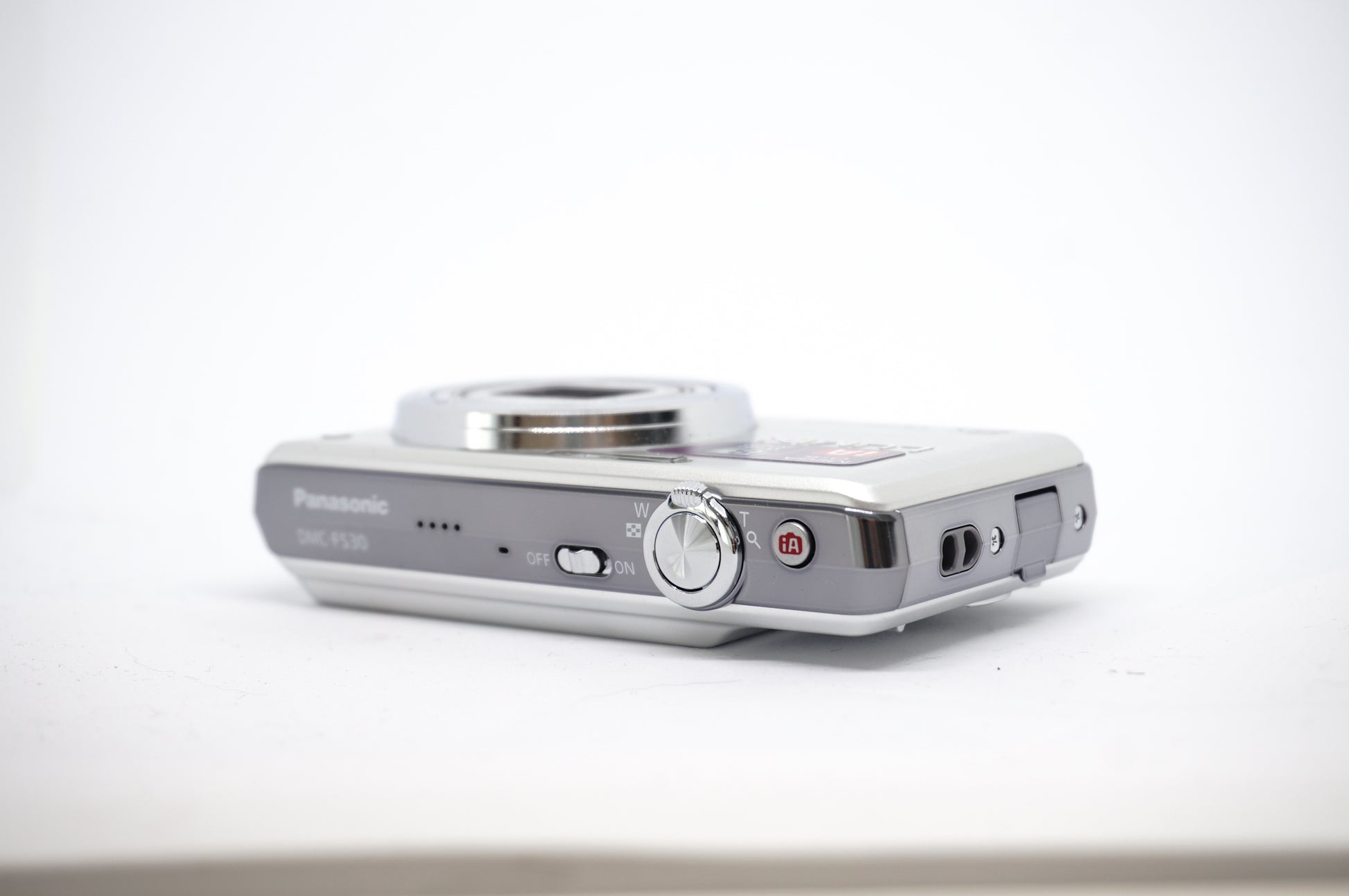 Canon Silver 8X Compact Digital Camera top view