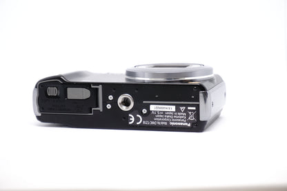 Panasonic Lumix Black 16X 2 Compact Digital Camera underneath view