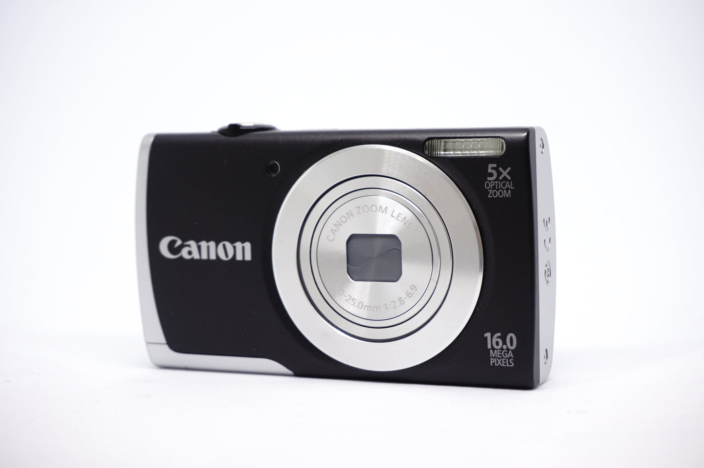 Canon Silver 5X Zoom 2 Compact Digital Camera front view
