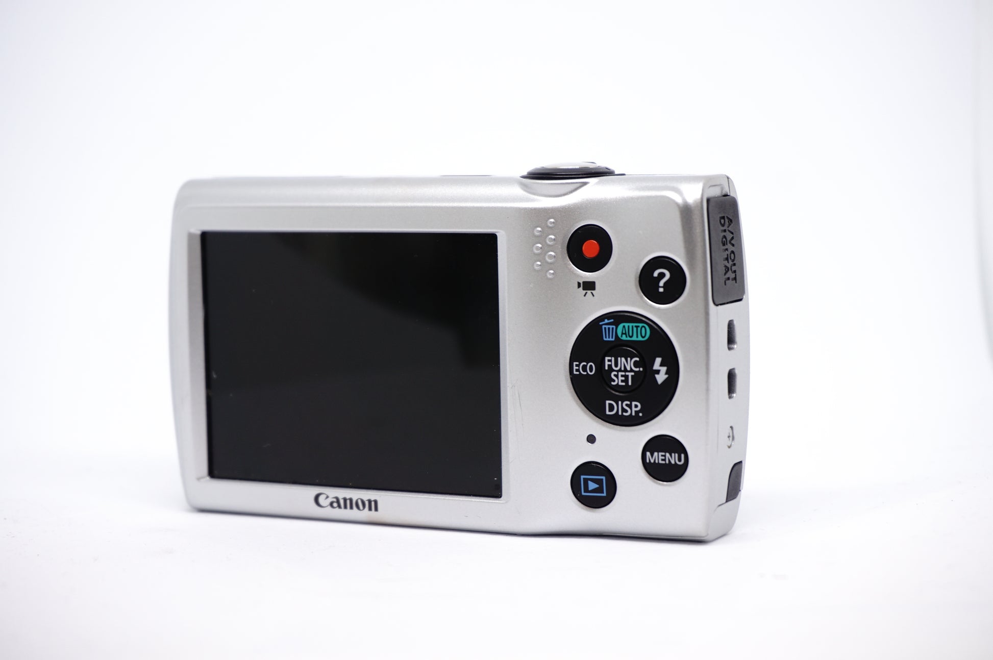 Canon Silver 5X Zoom 2 Compact Digital Camera back view