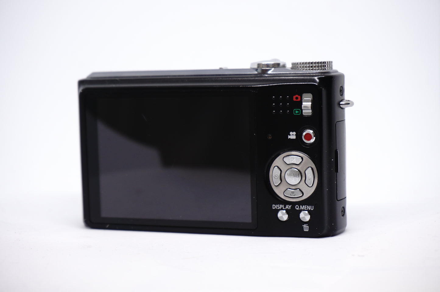 Panasonic Lumix Black 12X Compact Digital Camera back view