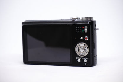 Panasonic Lumix Black 12X Compact Digital Camera back view