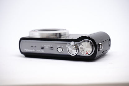 Panasonic Lumix Black 12X Compact Digital Camera top view