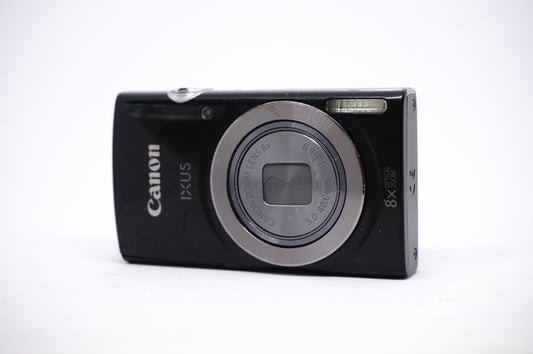 Canon Black 8X Compact Digital Camera front view