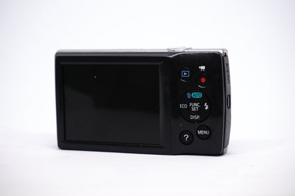 Canon Black 8X Compact Digital Camera back view