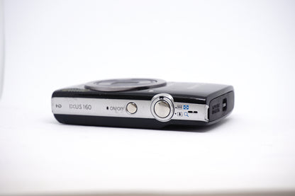 Canon Black 8X Compact Digital Camera top view