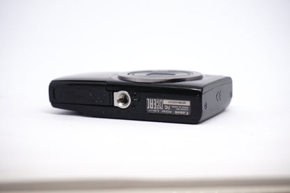 Canon Black 8X Compact Digital Camera underneath view