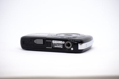 Panasonic Lumix Black 14MP Compact Digital Camera underneath view