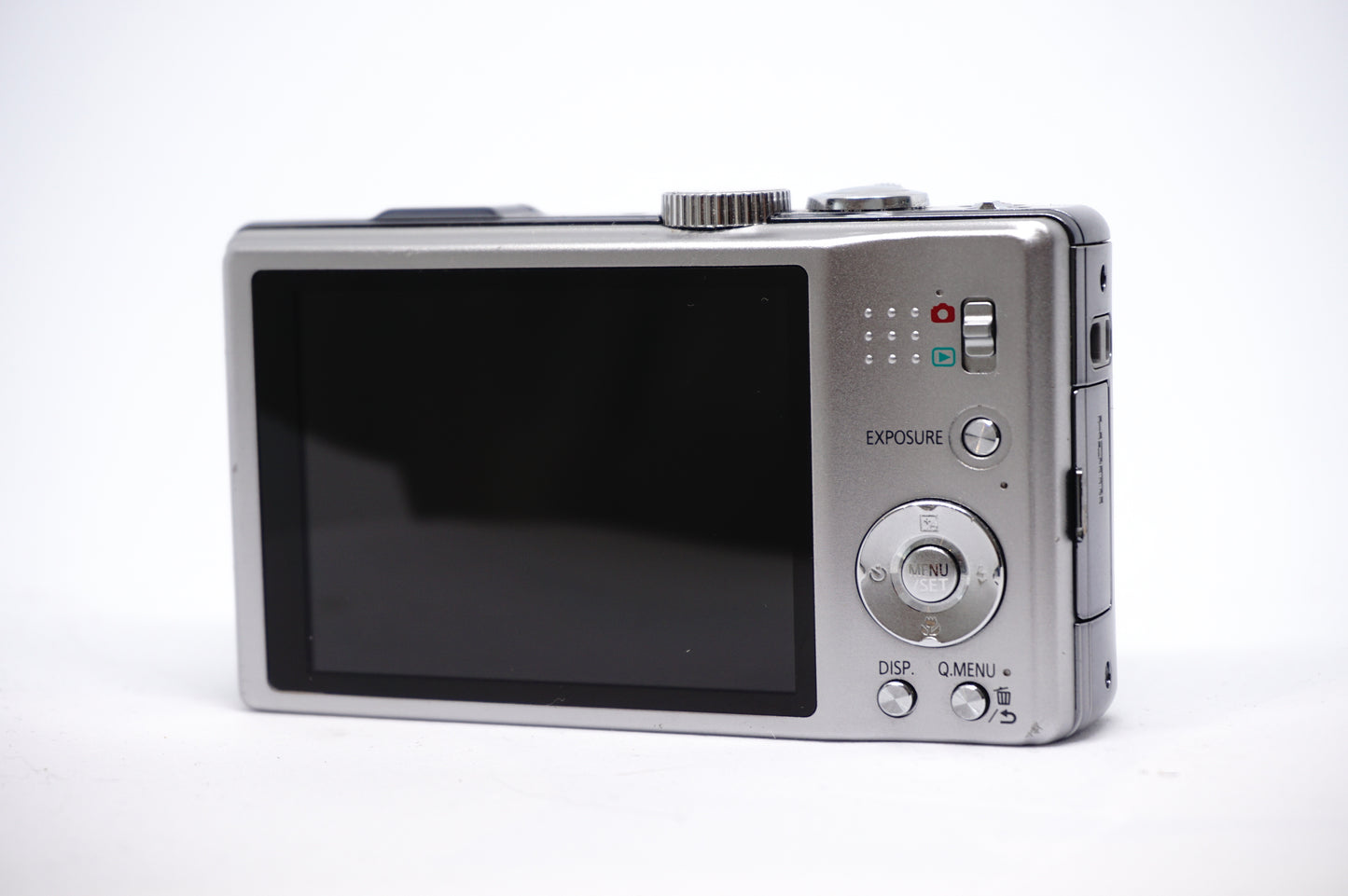Panasonic Lumix Silver 16X Compact Digital Camera back view