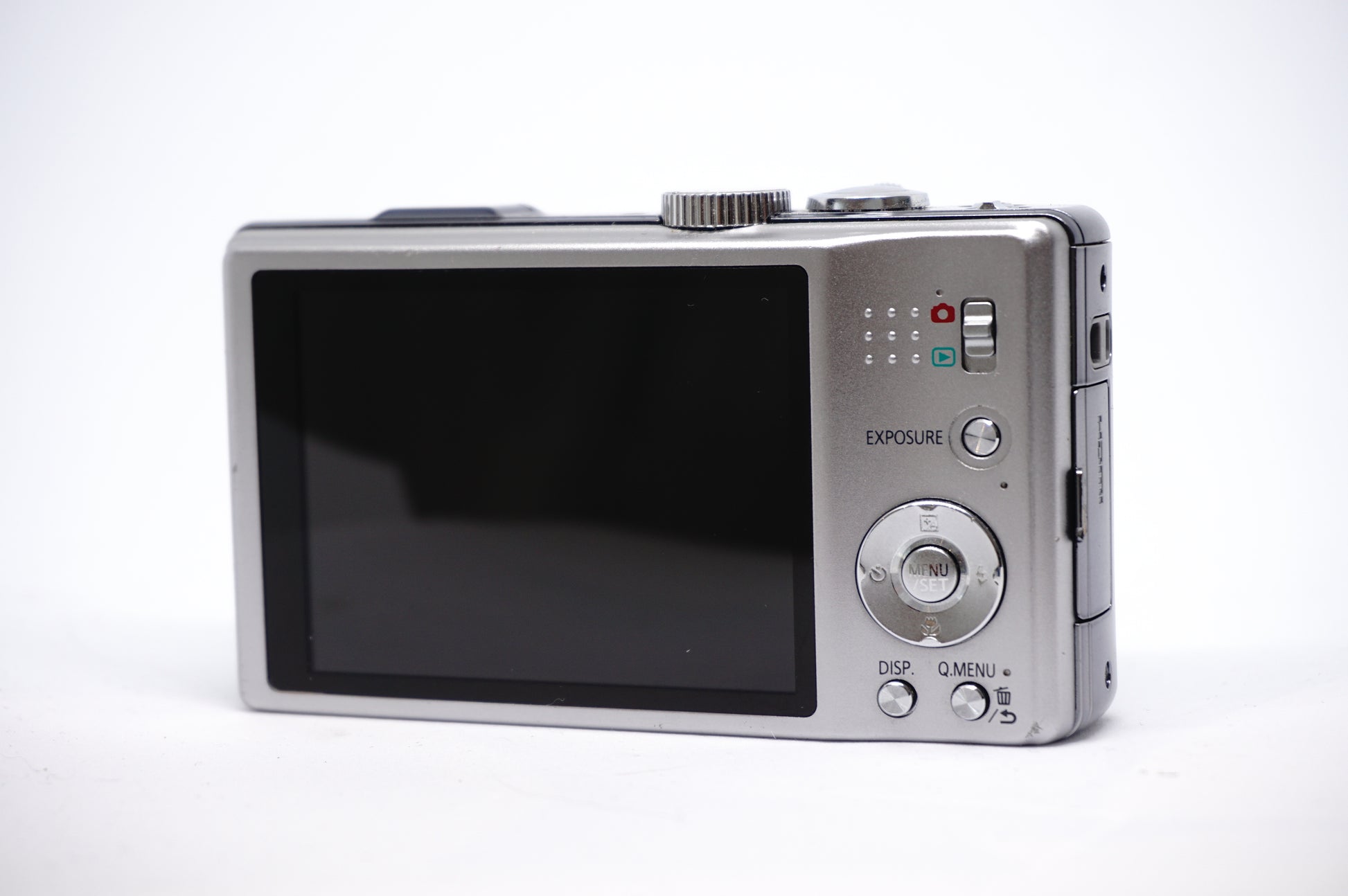 Panasonic Lumix Silver 16X Compact Digital Camera back view