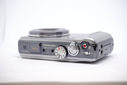 Panasonic Lumix Silver 16X Compact Digital Camera top view