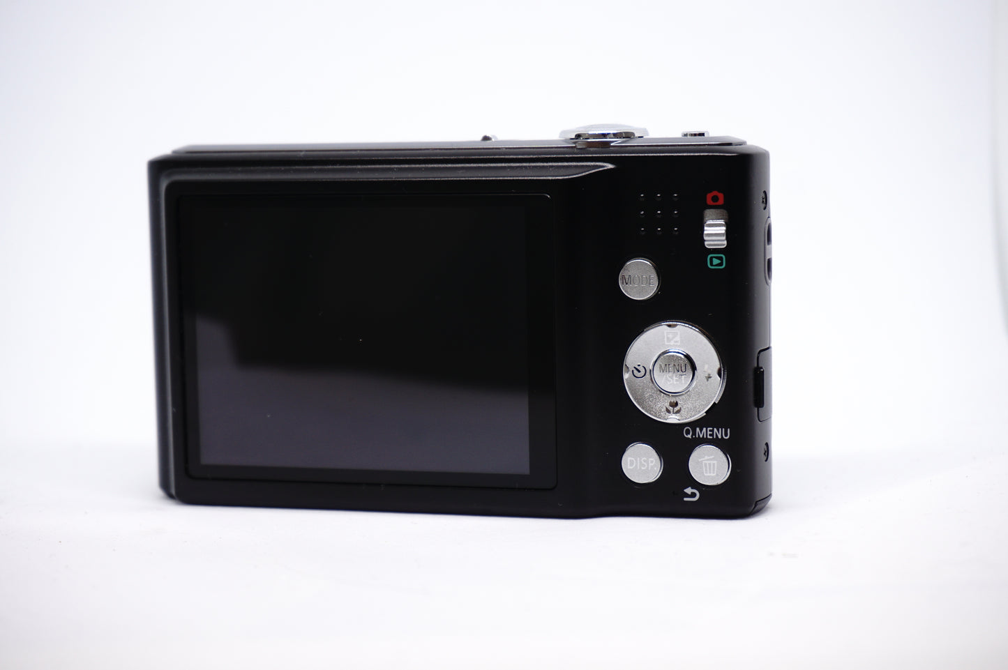 Panasonic Lumix Black 8X Compact Digital Camera back view