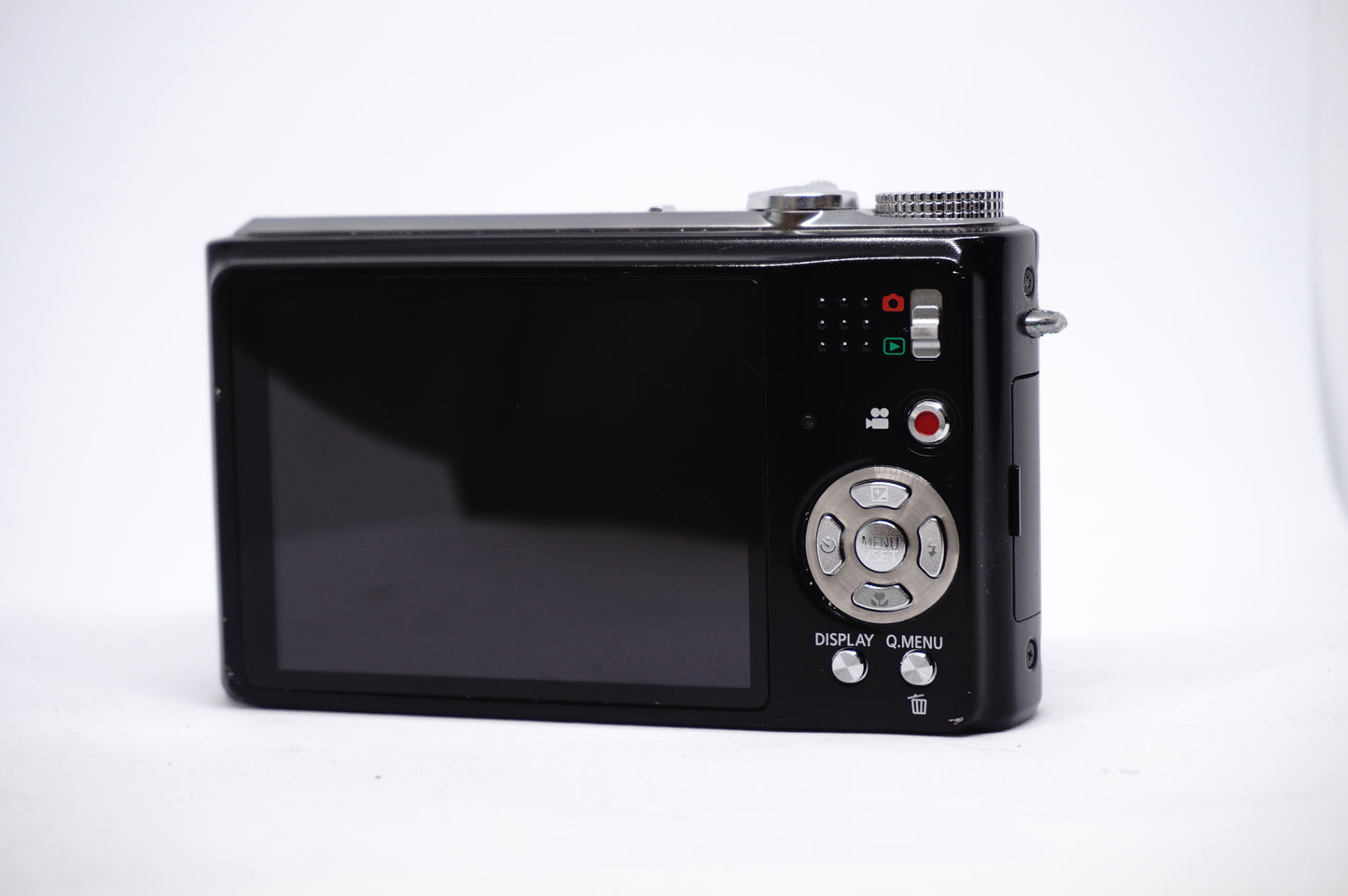 Panasonic Lumix Black 12X 2 Compact Digital Camera back view