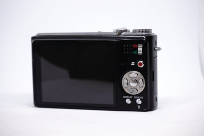 Panasonic Lumix Black 12X 2 Compact Digital Camera back view