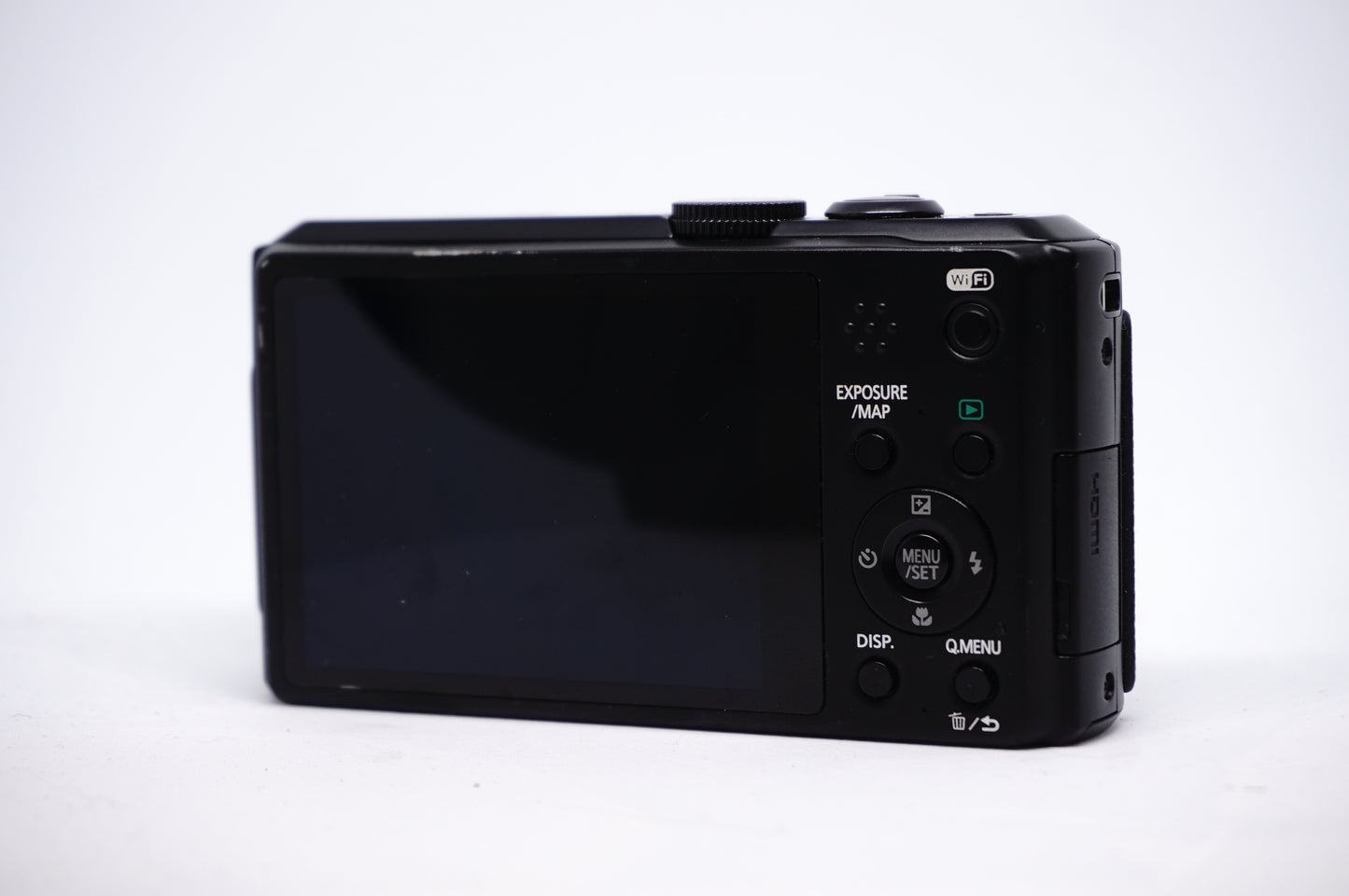 Panasonic Lumix Black 20X Compact Digital Camera back view