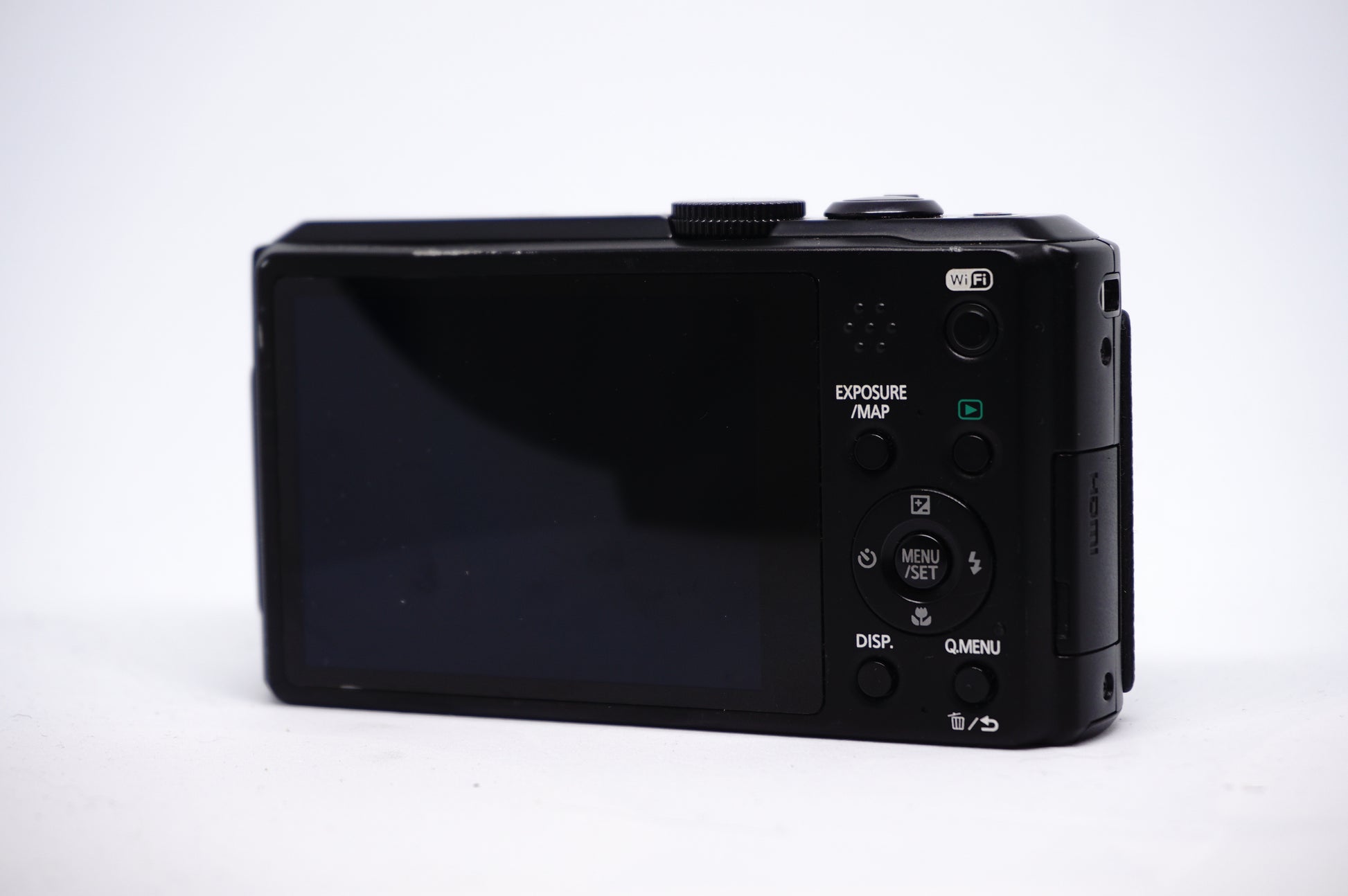 Panasonic Lumix Black 20X Compact Digital Camera back view