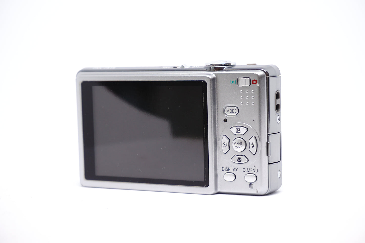 Panasonic Lumix Silver 12X Compact Digital Camera back view