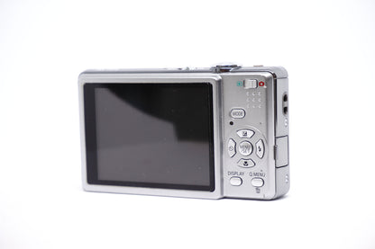Panasonic Lumix Silver 12X Compact Digital Camera back view