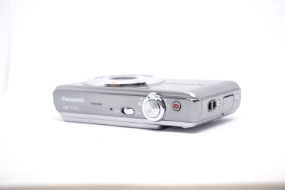 Panasonic Lumix Silver 12X Compact Digital Camera top view