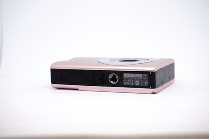Canon Pink Compact Digital Camera underneath view
