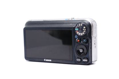 Canon Black Zoom 14X Compact Digital Camera back view