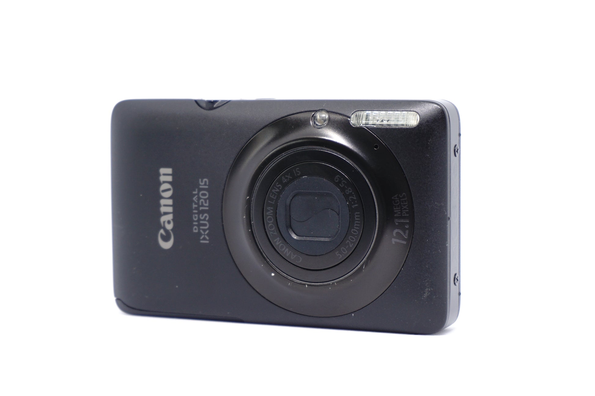Canon IXUS 120 IS Black Digital Camera front view